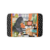BITCHEN KITCHEN cute dog cooking chef floor mat バスマット (正面)