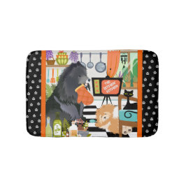 BITCHEN KITCHEN cute dog cooking chef floor mat バスマット