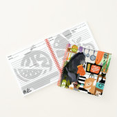 BITCHEN KITCHEN cute dog cooking RECIPE Notebook ノートブック (内部)