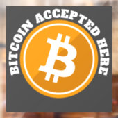 Bitcoinが受け入れ先 – デジタル暗号通貨 ウィンドウサイン (シート2)