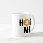 Bitcoinが私を持ち込む コーヒーマグカップ (正面右)