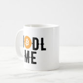 Bitcoinが私を持ち込む コーヒーマグカップ (正面左)