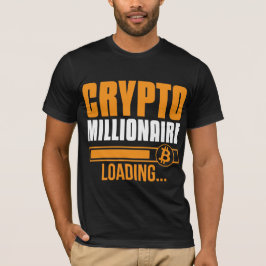 BitcoinとCryptocurrency Tシャツのデザイン Tシャツ