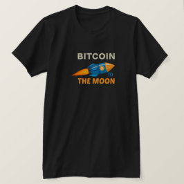 BitcoinとCryptocurrency Tシャツのデザイン Tシャツ