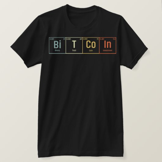 BitcoinとCryptocurrency Tシャツのデザイン Tシャツ (デザイン正面)