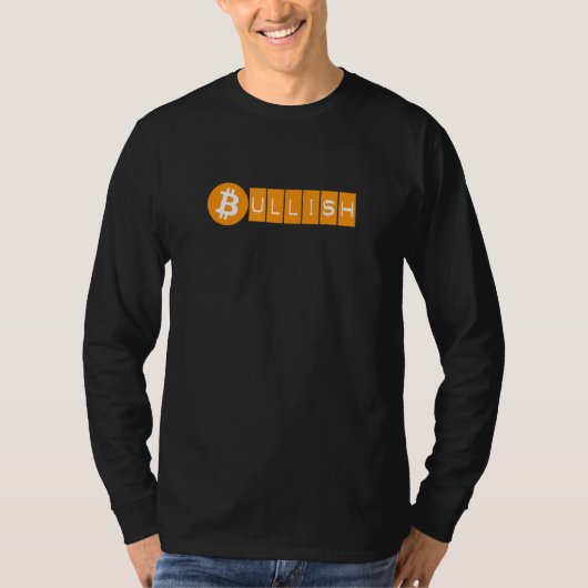 Bitcoinに対するデイトレーダーの強気 Tシャツ (正面)