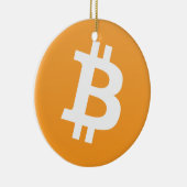 Bitcoinのこつのオーナメント セラミックオーナメント (右)