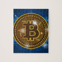 Bitcoinのクールなロゴおよびグラフデザイン