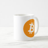 Bitcoinのコーヒーのマグ コーヒーマグカップ (正面右)
