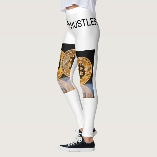 Bitcoinのハスラーのレギンス レギンス (左)