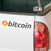 Bitcoinのバンパーステッカー バンパーステッカー (トラック上)