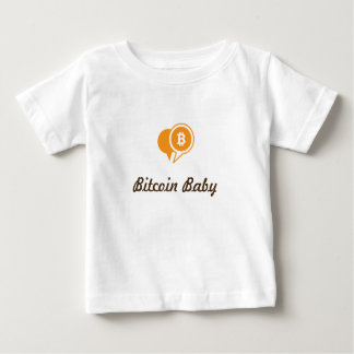 BitcoinのベビーのTシャツ ベビーTシャツ