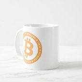 Bitcoinのマグの報酬 コーヒーマグカップ (正面左)