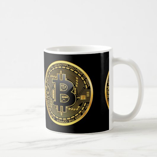 Bitcoinのマグ コーヒーマグカップ (右)
