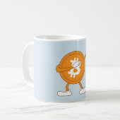 Bitcoinのマグ コーヒーマグカップ (正面左)