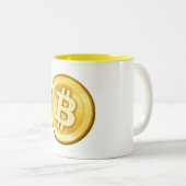 Bitcoinのマグ ツートーンマグカップ (正面右)