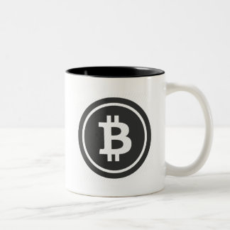 Bitcoinのロゴのコーヒー・マグ ツートーンマグカップ