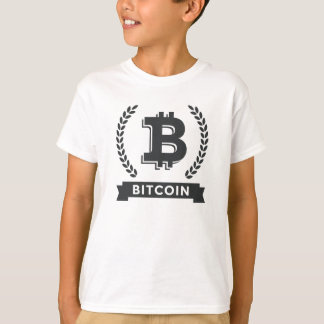bitcoinのロゴの基本的なTシャツをからかいます Tシャツ