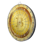 Bitcoinのロゴの記号のCryptocurrencyの硬貨のダート盤 ダーツボード (正面右)