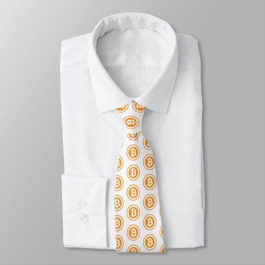 Bitcoinのロゴのcryptocurrencyのタイ ネクタイ (タイ)