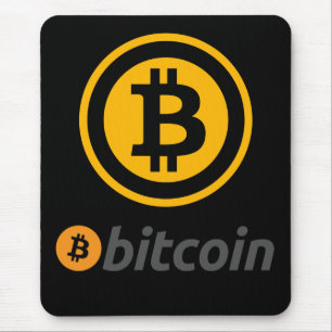 Bitcoinのロゴ マウスパッド