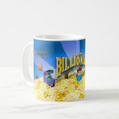Bitcoinの億万長者のマグ コーヒーマグカップ (正面左)