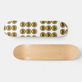 Bitcoinの億万長者の男の子のクラブスケートボードのデッキ スケートボード (横)