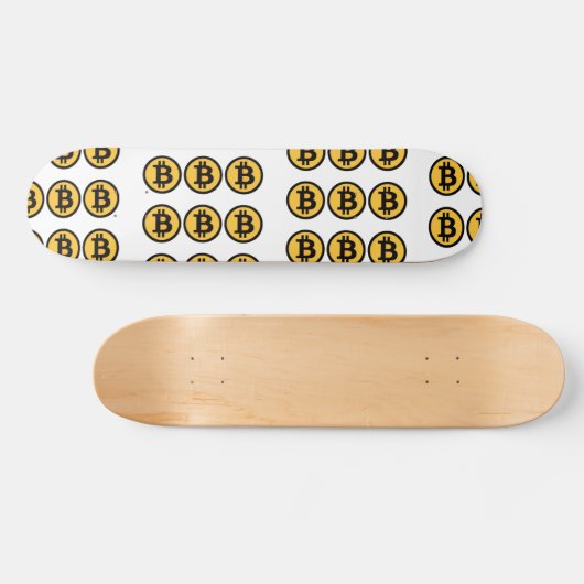 Bitcoinの億万長者の男の子のクラブスケートボードのデッキ スケートボード (横)