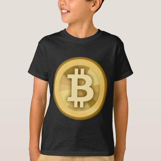 BITCOINの匿名のお金のDIGITALの通貨BTC Tシャツ (正面)