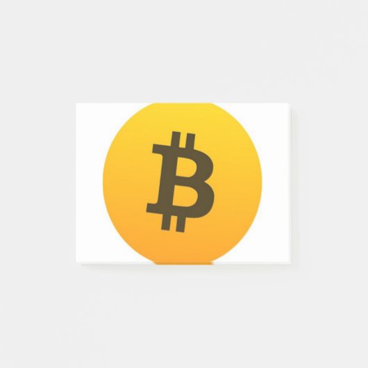 Bitcoinの富鉱帯 ポストイット (正面)