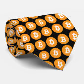 Bitcoinの暗号の通貨のロゴ ネクタイ (ロール)