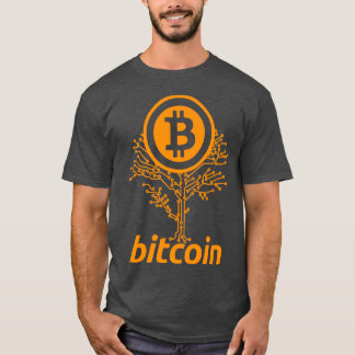 Bitcoinの木 Tシャツ