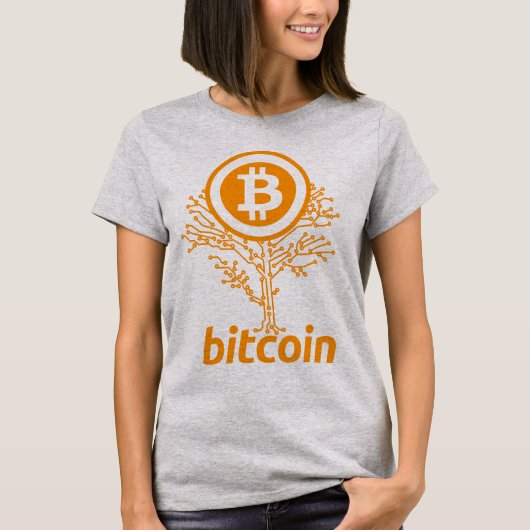Bitcoinの木 Tシャツ (正面)