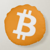 Bitcoinの枕 ラウンドクッション (裏面)