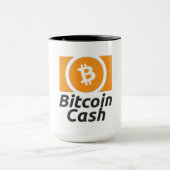 Bitcoinの現金 マグカップ (中央)