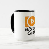 Bitcoinの現金 マグカップ (正面左)
