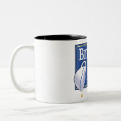 Bitcoinの現金"最後のSatoshi"のによいマグ ツートーンマグカップ (左)