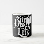 Bitcoinの生命コーヒーカップ コーヒーマグカップ (中央)