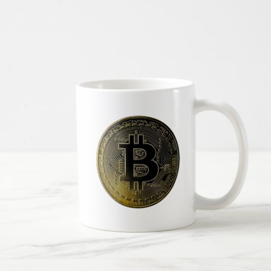 Bitcoinの硬貨 コーヒーマグカップ (右)