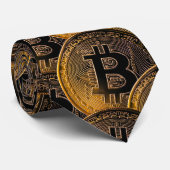 BItcoinの硬貨 ネクタイ (ロール)