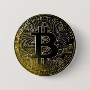 Bitcoinの硬貨 缶バッジ