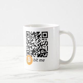 Bitcoinの財布QRコードマグ コーヒーマグカップ