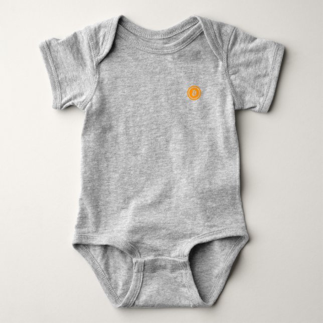 BitcoinのTシャツ ポロシャツ (正面)