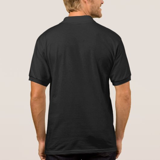 BitcoinのTシャツ ポロシャツ (裏面)