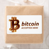 BitcoinはここでBTC暗号通貨支払いを受け入れた ラベル (インサイチュ)