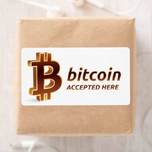 BitcoinはここでBTC暗号通貨支払いを受け入れた ラベル (インサイチュ)