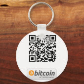 Bitcoinはここに承諾 キーホルダー (正面)