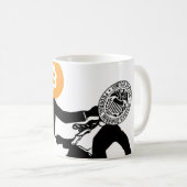 Bitcoinはインフレーションのマグをノックアウトします コーヒーマグカップ (正面右)