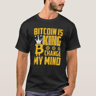 BitcoinはBTC暗号通貨暗号ヴィンテージを王 Tシャツ