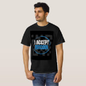 Bitcoinを受け入れる Tシャツ (正面フル)